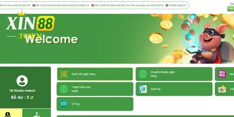 Nạp Tiền Xin88 - Hướng Dẫn Các Phương Thức Nạp Tiền Đơn Giản 4 Hướng Dẫn Từng Phương Thức
