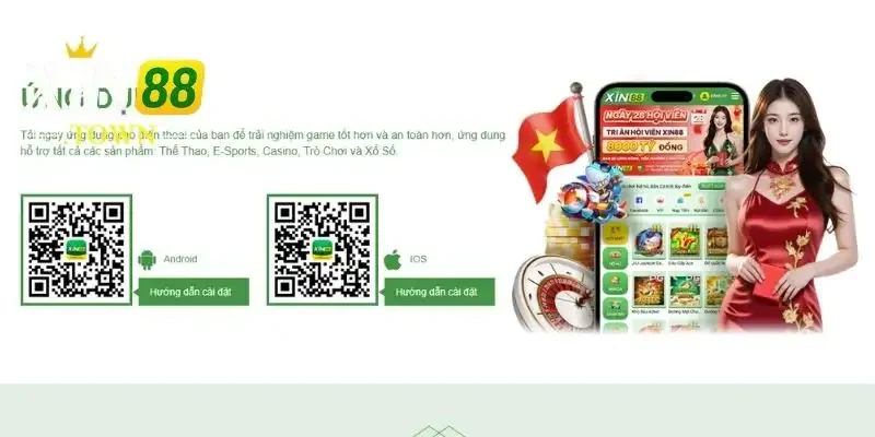 TRANG CHỦ 29 Hướng dẫn tải App Xin88: Android, iOS